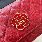 CC WOC Classic Fortune Bag 19cm Red Caviar Leather
