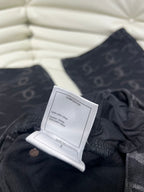 DENIM CC LOGO BLACK JEANS