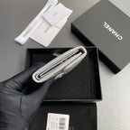 CC 82288 Classic Flap Wallet Sliver Sheepskin Polished Silver 229886