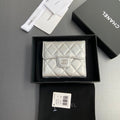 CC 82288 Classic Flap Wallet Sliver Sheepskin Polished Silver 229886