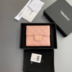 CC 82288 Classic Flap Wallet Light Pink Caviar GHW 229888