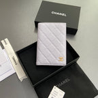 CC Passport Holder Light Purple Caviar 234699