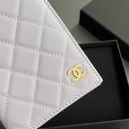 CC Passport Holder Light Purple Caviar 234699
