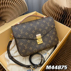 pochette metis 25 brown monogram canvas