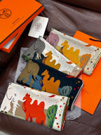HERMES 25S SCARF 140 IN SILK 733916