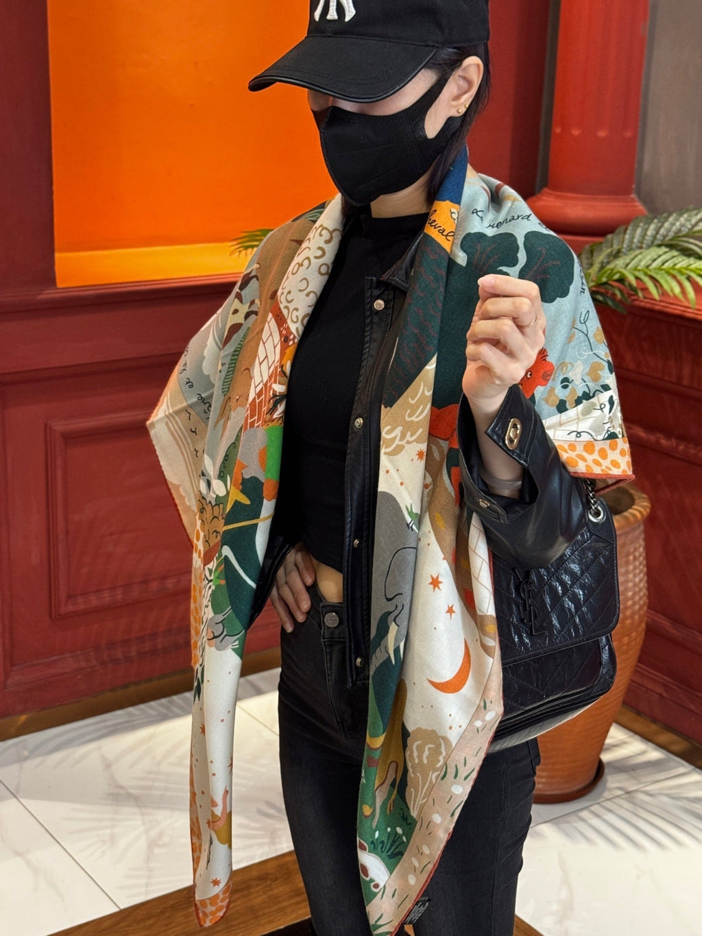 HERMES 25S SCARF 140 IN SILK 733915