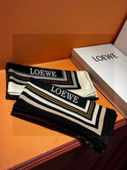 LOEWE 25S SCARF 140 IN CASHMERE SILK 738548