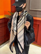 LOEWE 25S SCARF 140 IN CASHMERE SILK 738549