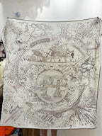 HERMES 25S SCARF 135 IN SILK 854788