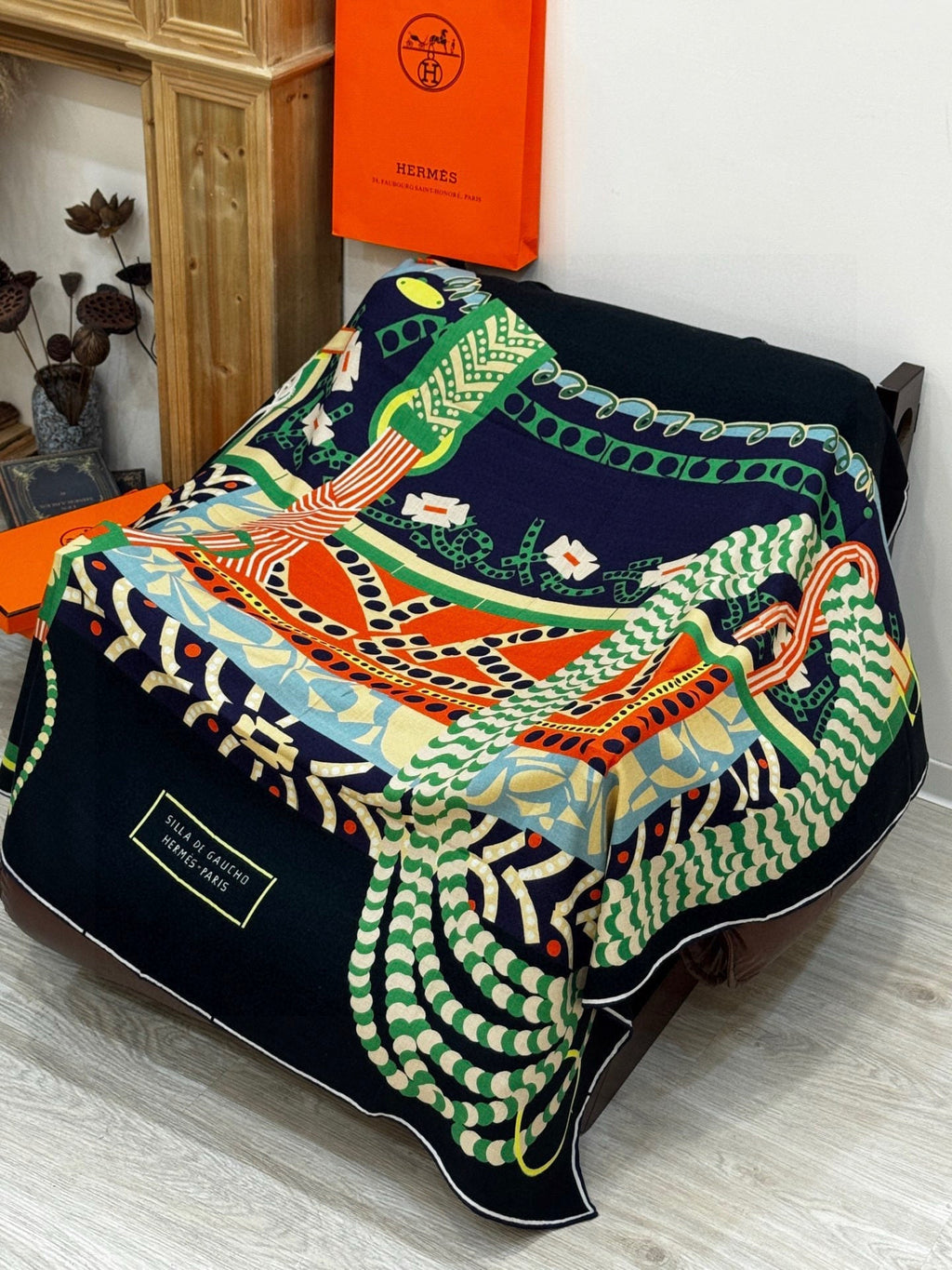 HERMES 25S SCARF 140 IN SILK 854765