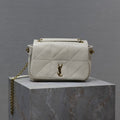 YSL 25S JAMIE MINI 20 IN BLANC  LAMBSKIN GOLD HARDWRE
