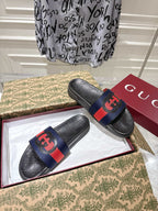 SANDALS 25S IN BLACK LAMBSKIN EMBOSSED LOGO STYLE 1