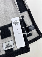AVALON THROW BLANKET 170 CM IN BLACK CASHMERE 294472