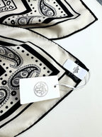 HERMES 25S SCARF 135 IN CASHMERE SILK 729038