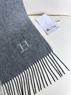 SCARF 190 CM IN DOVE GRAY CASHMERE 364768