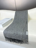 SCARF 180 CM IN MO GRAY CASHMERE 383862