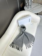 SCARF 180 CM IN MO GRAY CASHMERE 383862