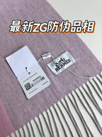 SCARF 190 CM IN BLUSH PINK CASHMERE 364766