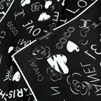 CHANEL 25S SCARF 90 IN SILK 730661