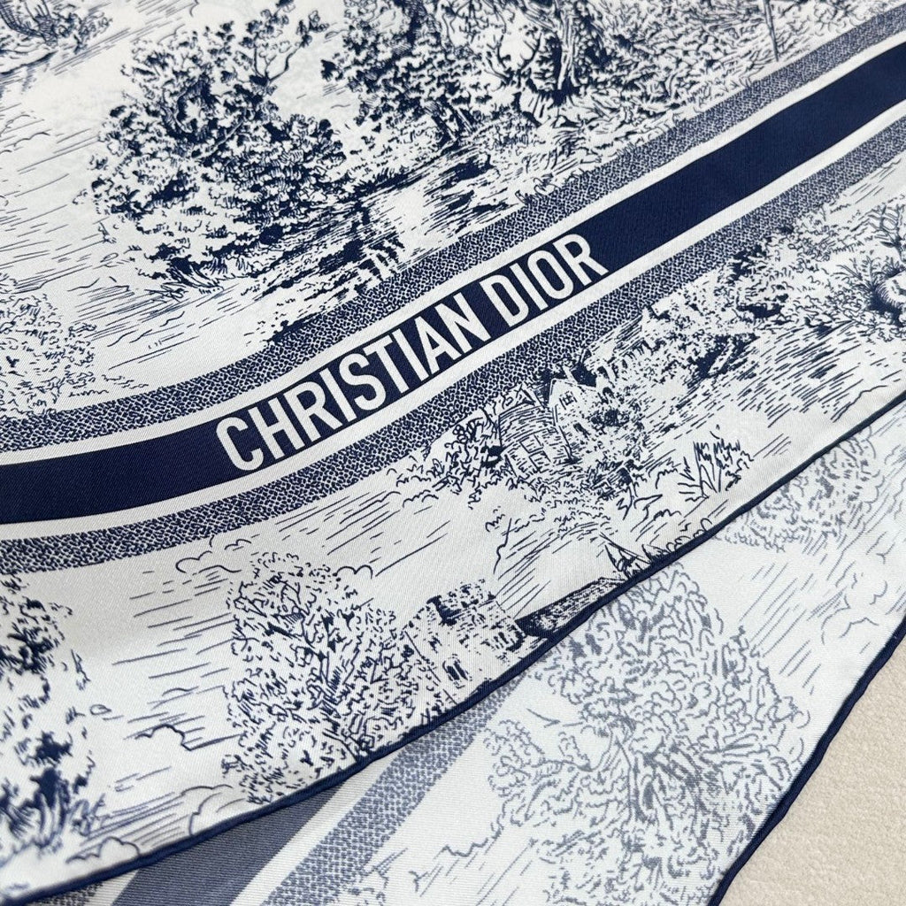DIOR SCARF 90 CM IN SILK FABRIC 724824