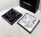 CHANEL 25S SCARF 90 IN TWILL SILK 740294