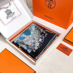 HERMES 25S SCARF 90 IN SILK 729030