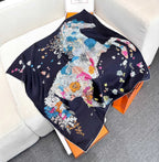 HERMES 25S SCARF 90 IN SILK 729030