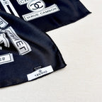 CHANEL 25S SCARF 90 IN SILK 729053