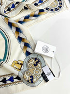 HERMES 25S SCARF 135 IN CASHMERE SILK 730649