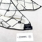 CHANEL 25S SCARF 140 IN CASHMERE SILK 727347
