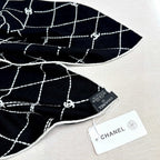 CHANEL 25S SCARF 140 IN CASHMERE SILK 727348