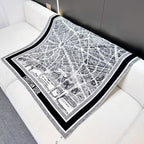 DIOR SCARF 110 CM IN SILK 730652