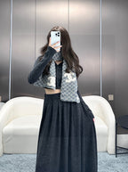 CHANEL 25S SCARF 185 IN CASHMERE 721524