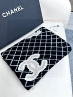 CHANEL 25S SCARF 185 IN CASHMERE 721525
