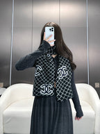 CHANEL 25S SCARF 185 IN CASHMERE 721526