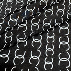CHANEL 25S SCARF 90 IN SILK 732137