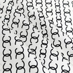 CHANEL 25S SCARF 90 IN SILK 732138