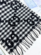 GUCCI 25S SCARF 220 IN CASHMERE 732134
