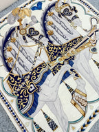HERMES 25S SCARF 135 IN CASHMERE SILK 730649
