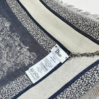 DIOR SCARF 140 CM IN SILK MIX WOOL 733928