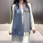 HERMES 25S SCARF 180 IN CASHMERE 854603