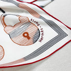 HERMES 25S SCARF 135 IN CASHMERE SILK 854592
