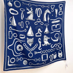 HERMES 25S SCARF 135 IN CASHMERE SILK 854594