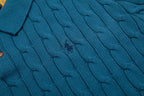 RALPH LAUREN SHORT-SLEEVE POLO KNIT SWEATER STYLE 432