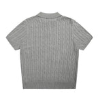RALPH LAUREN SHORT-SLEEVE POLO KNIT SWEATER STYLE 435
