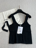Chanel 25P Camisole Black Cashmere 220191