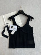Chanel 25P Camisole Black Cashmere 220191