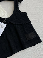 Chanel 25P Camisole Black Cashmere 220191