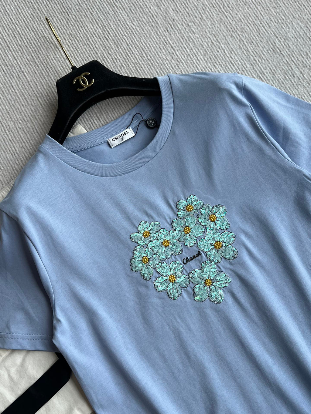 CC 25 Embroidered Sleeves Short Cotton