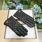 TOUCHSCREEN GLOVES IN BLACK LAMBSKIN 427401